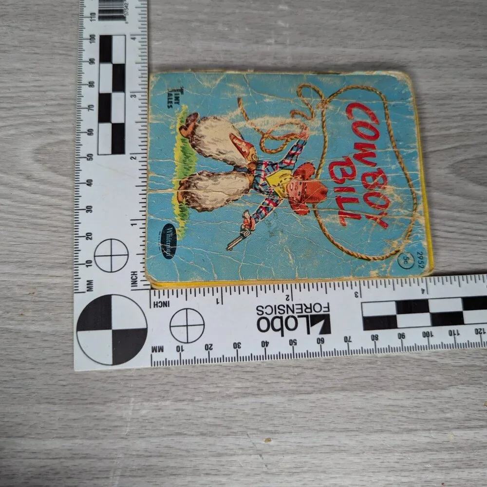 Vintage 1950 TINY TALES Book - Whitman Publishing - COWBOY BILL